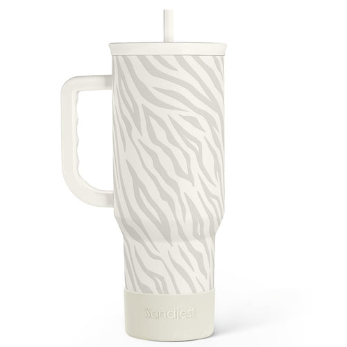 SANDJEST Horse Tumbler with Handle, Insulated Cup Stainless Steel Travel Mug Cup, Gifts for Women Girl, Equestrian Gift for Birthday Christmas, 40oz