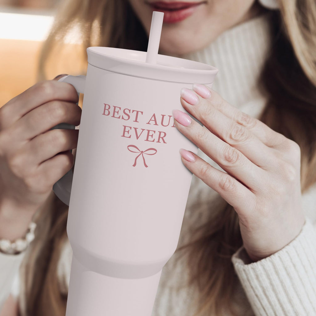 SANDJEST Horse Tumbler with Handle, Insulated Cup Stainless Steel Travel Mug Cup, Gifts for Women Girl, Equestrian Gift for Birthday Christmas, 40oz