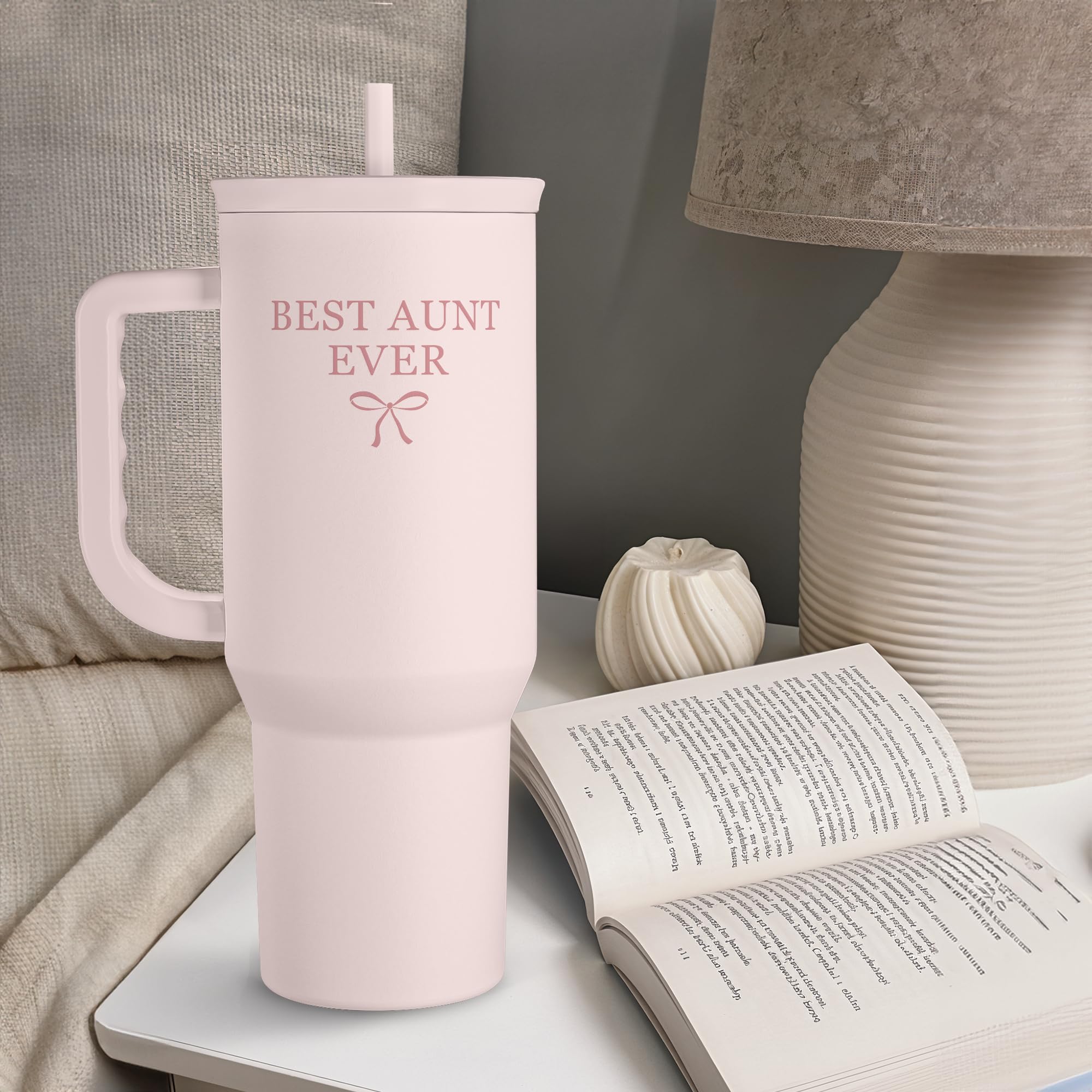 SANDJEST Horse Tumbler with Handle, Insulated Cup Stainless Steel Travel Mug Cup, Gifts for Women Girl, Equestrian Gift for Birthday Christmas, 40oz